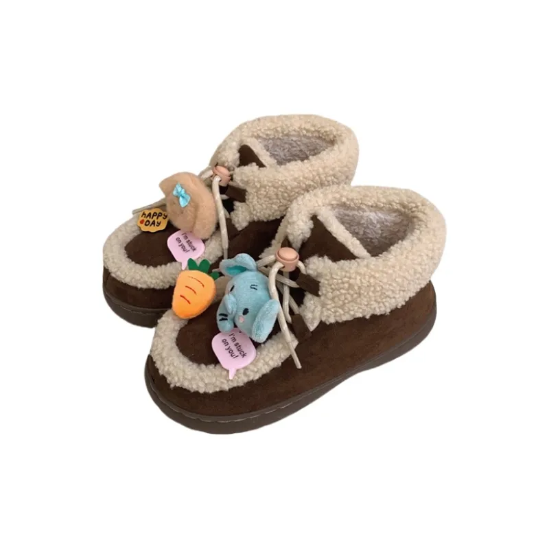 Thin Strips Cotton Slippers Women's Jasper-5