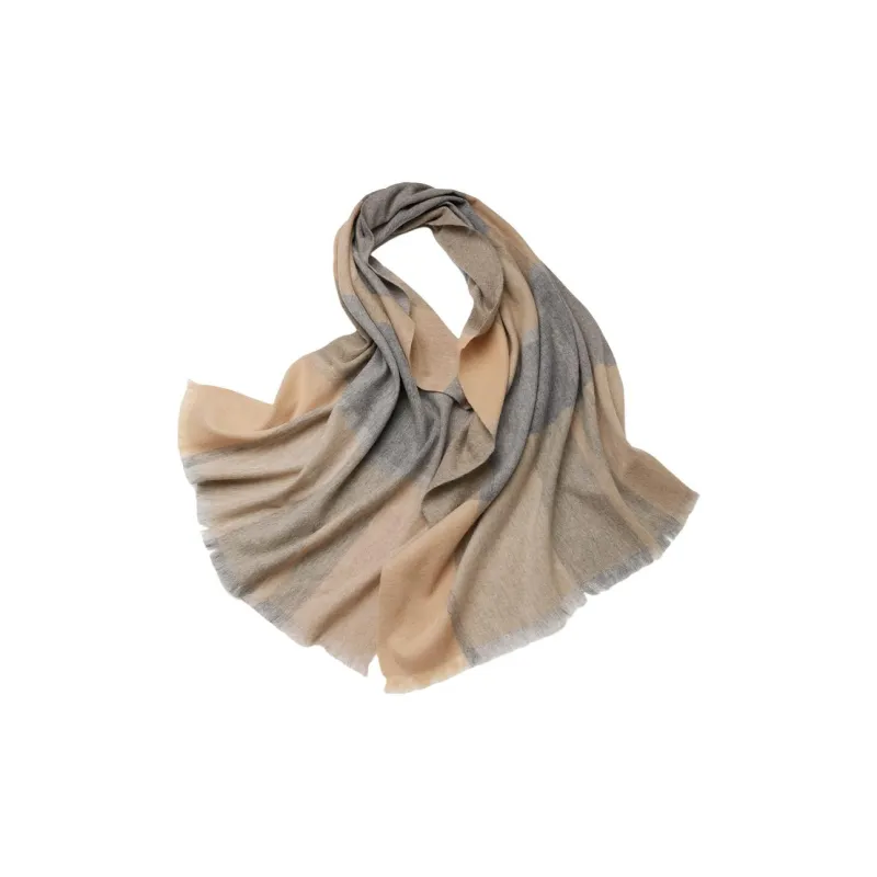 H YXIANG 100% Wool Knit Scarves Women's-3