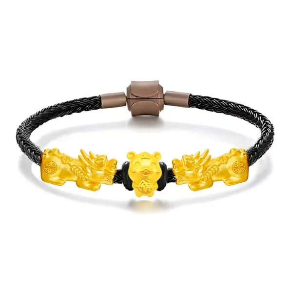 LIU GUI FU JEWELRY Gold Bracelet Unisex-2