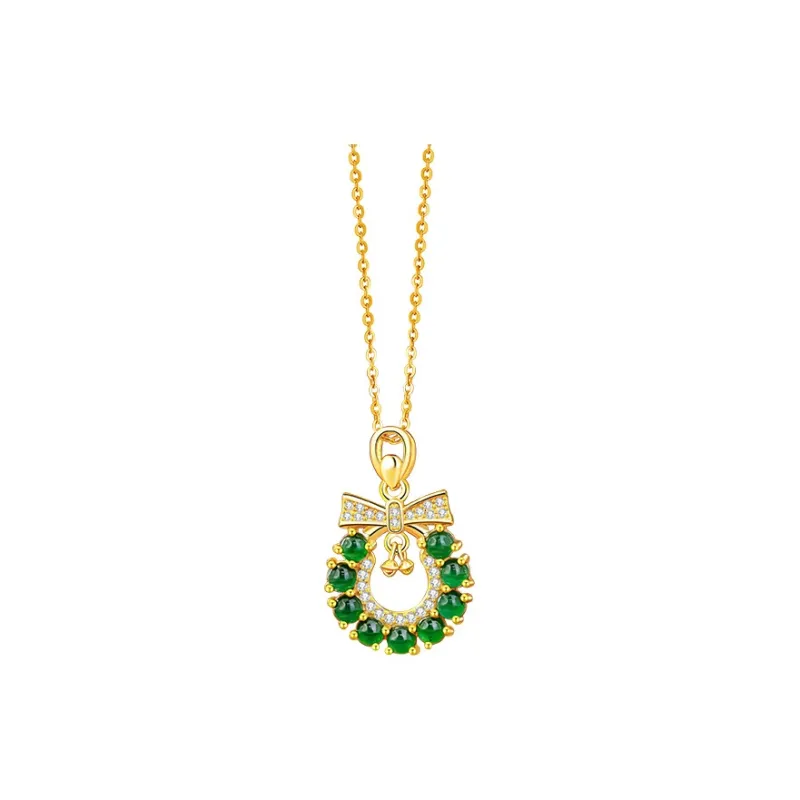 MUSHIFEN Glutinous Jade Jadeite Necklaces Women's-4