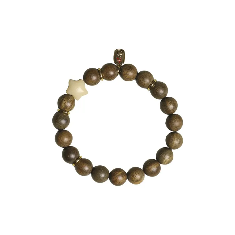 Is Here Green Sandalwood Bracelets Unisex-0
