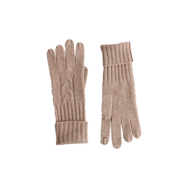 Lagur Cashmere Knit Gloves Women's-0