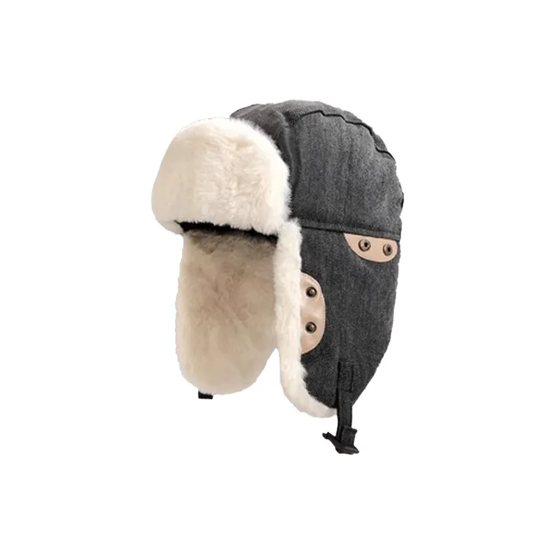 AAJF Cotton polyester Blend Trapper Hats Unisex-0
