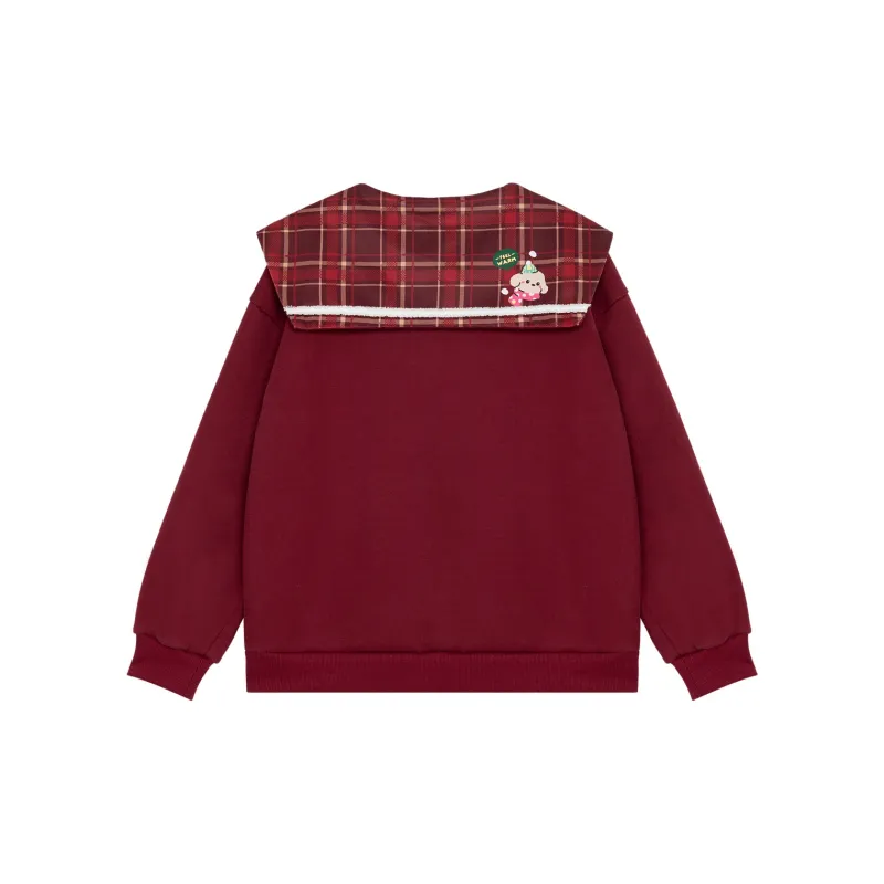 B.Duck Sweatshirt Women's Maroon-1