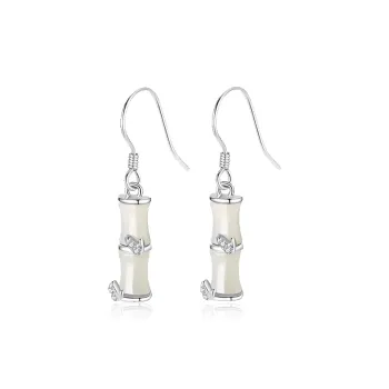 Chongqing Gold Store Chalcedony Earrings Unisex