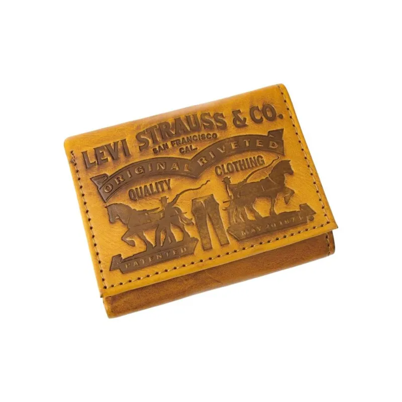 Levi’s Cow Leather Wallet Men's Brown/Black-5