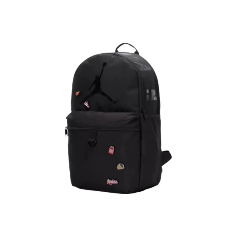 Jordan Polyester Backpack Regular Unisex Black-1
