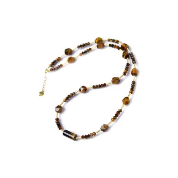 Tokai Family Tiger's Eye Stone Necklaces Unisex
