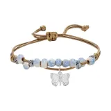 Butterfly Chinese Style Bracelet[Ice Blue]