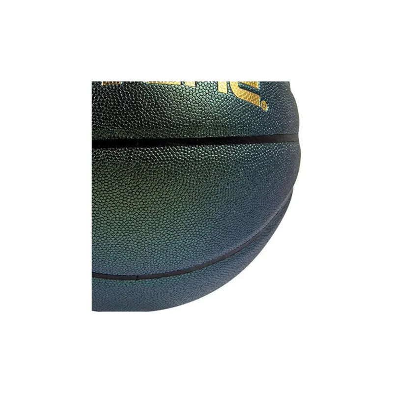 PSYCHE PU Basketball Gold Pearlescent Green Size 7 Training Unisex-4