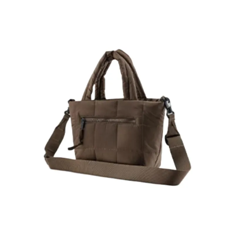 THE NORTH FACE Nylon Tote Bag, Shopping Bag, Handbag Unisex Smoky Brown-2