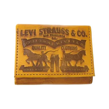 Levi’s Cow Leather Wallet Men's Brown/Black