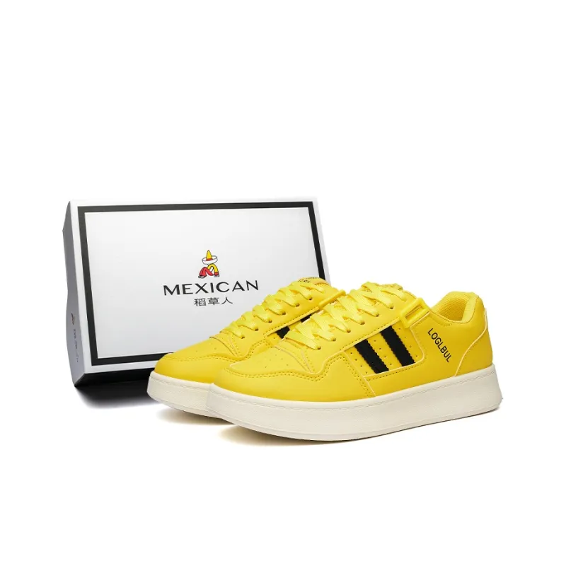 MEXICAN Abrasion Resistant Low Top Skateboard Shoes Women's-17