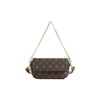 ZAVC PU Shoulder Bag Regular Women's Coffee/Light Brown