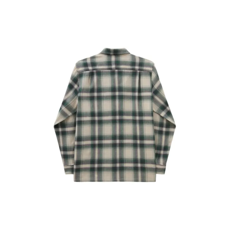 Vans SS24 Eastridge Long Sleeve Buttondown Shirt Shirt Men's Small Bar Green-1