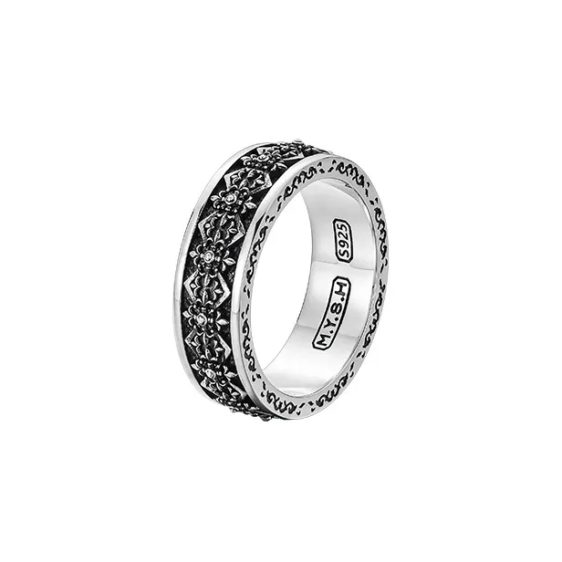 MYSH 925 Sterling Silver Rings Men's-3