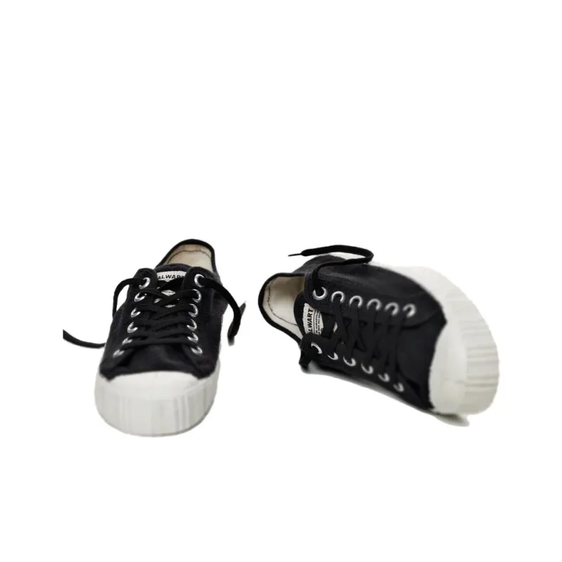 SPALWART Special Low Low-Top Stylish Skateboarding Shoes Unisex Black-2