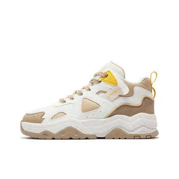 361° Sweet Wild Warm Slip Resistant High Top Skateboard Shoes Women's White Beige