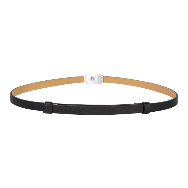 CATELLES Top Grain Cow Leather Leather Belts Women's Black/Red Coffee Camel Khaki 1.4cm-2