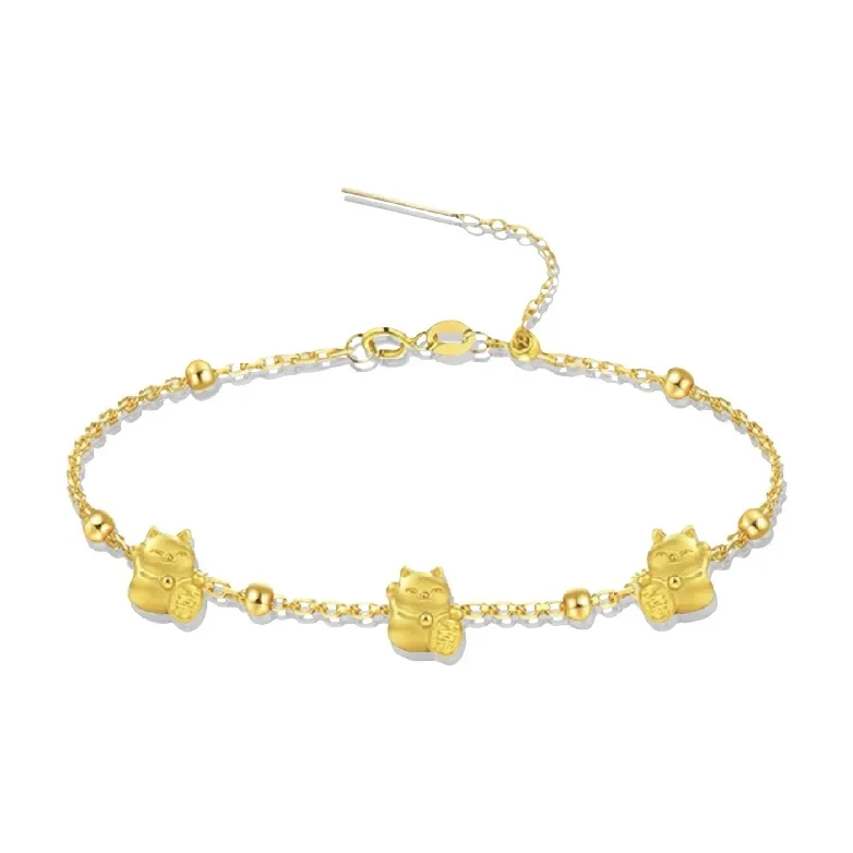 YINGNIXINDONG Gold Bracelet Women's-0
