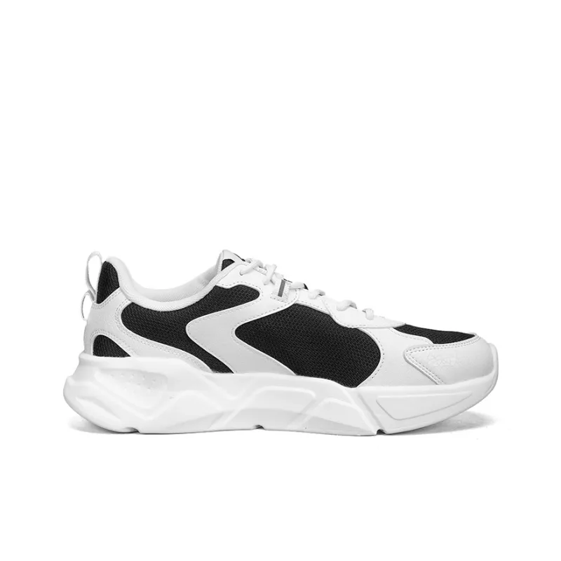 PEAK Qingshuan Cushioning Anti Slip And Wear Resistant Low Top Casual Shoes Men's Ivory Black-1