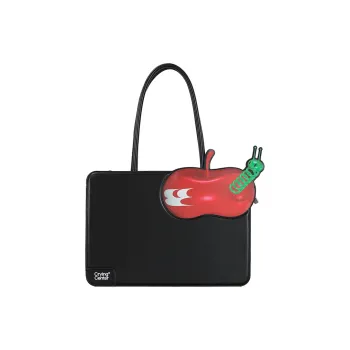 Crying Center PU Laptop Bag Regular Unisex Black