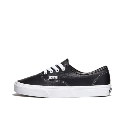 Vans Authentic Anti-Slip Wear-Resistant Low-Top Skateboard Shoes Unisex Black White