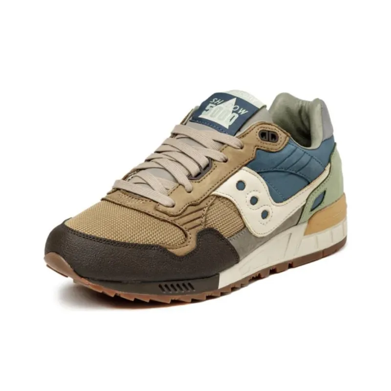 Saucony Shadow 5000 Anti-Slip Wear-Resistant Low-Top Running Shoes Unisex Brown-2