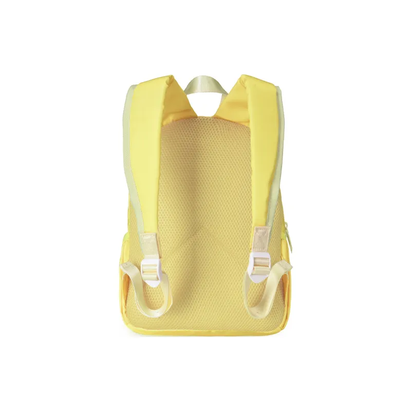 TURN UP Polyester Students Backpack Unisex Yellow-2