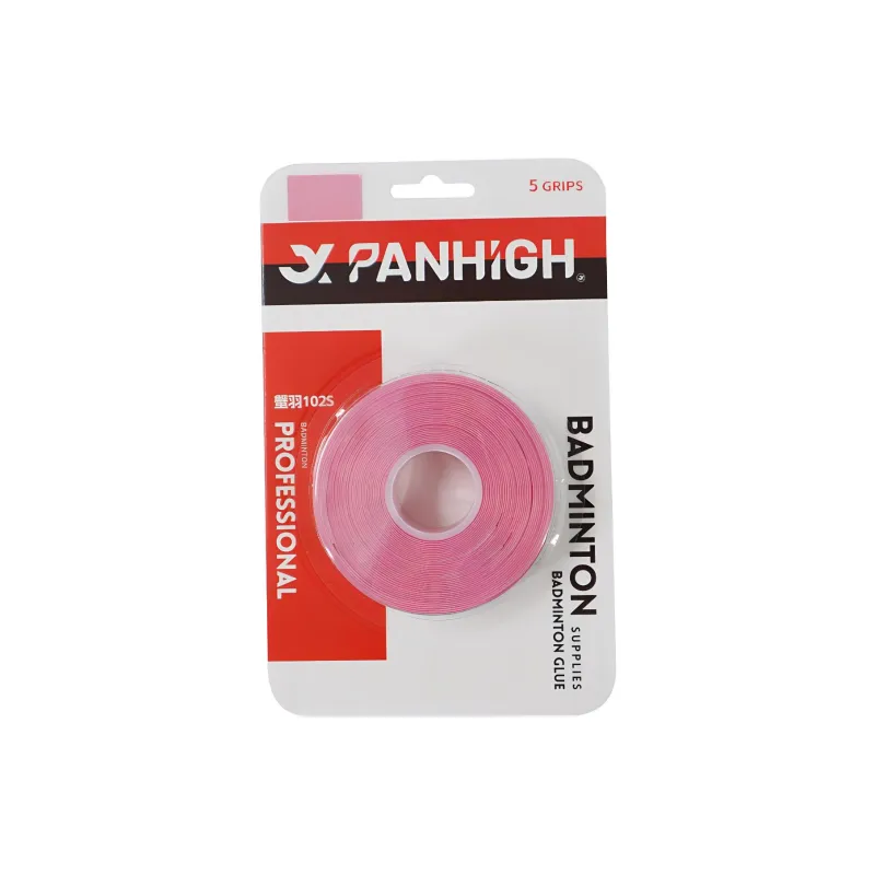 Crab Feathers Badminton Grip Tape Polyurethane Training Match Thin 5 Pack-2