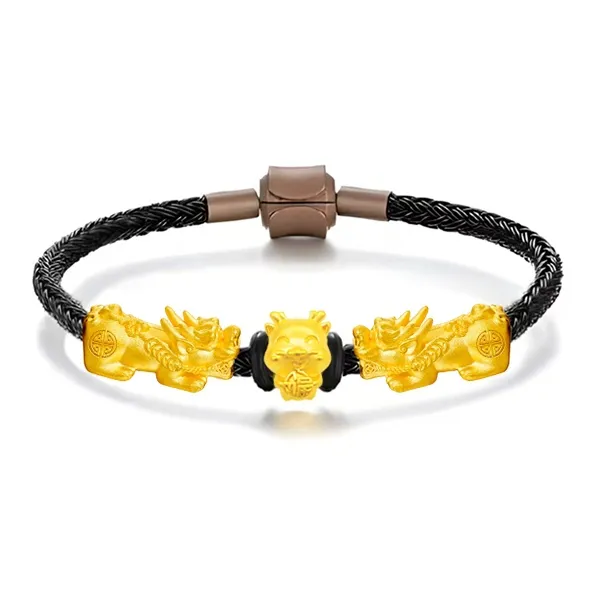 LIU GUI FU JEWELRY Gold Bracelet Unisex-4