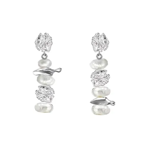 Masw Copper Alloy Earrings Women's