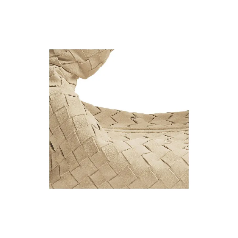 Bottega Veneta Jodie Shoulder Bag Teen Intrecciato Porridge-3