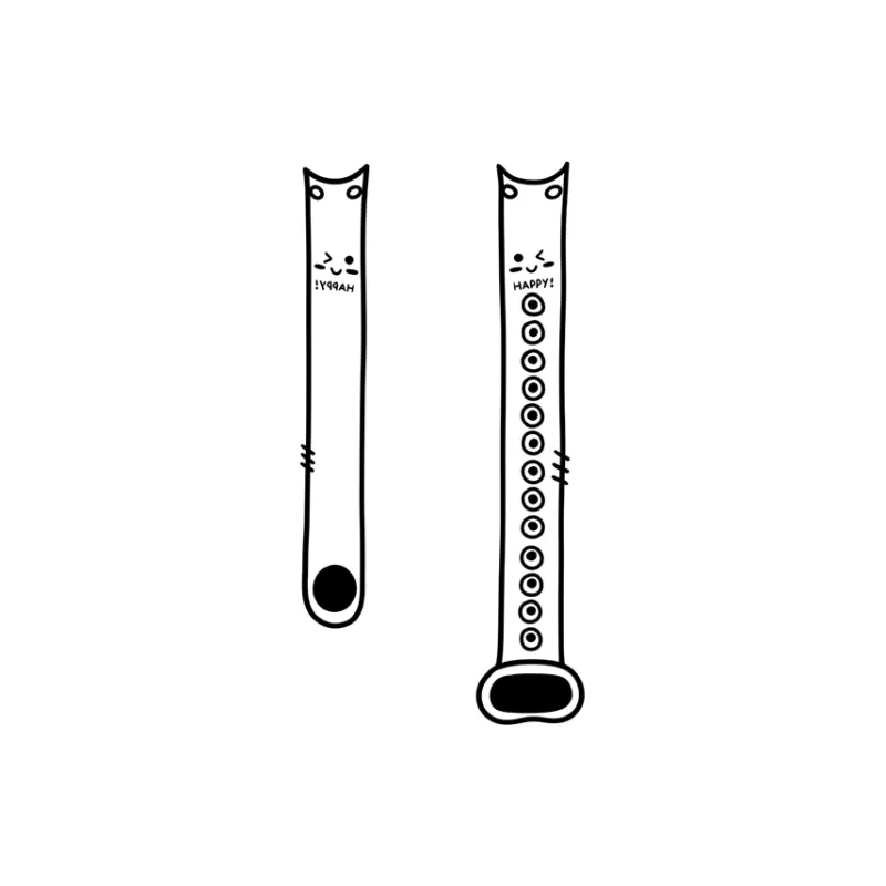IBOANN Xiaomi Compatibility Watch Band Silicone Material-0