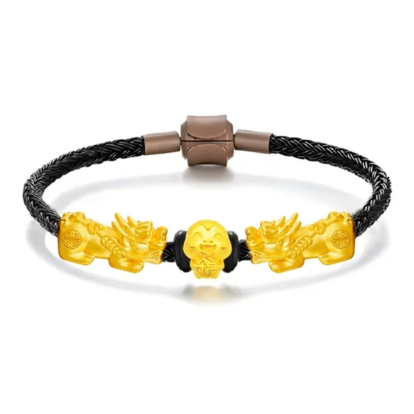 LIU GUI FU JEWELRY Gold Bracelet Unisex-8