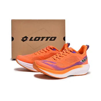 LOTTO Cushioning, Rebound, Lightweight, Anti slip Low Top Running Shoes Women's Melon Orange