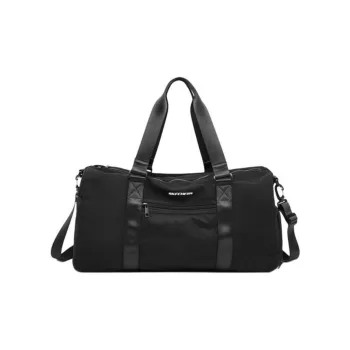 Skechers Polyester Gym Bag Travel Bag Large Size Unisex Black