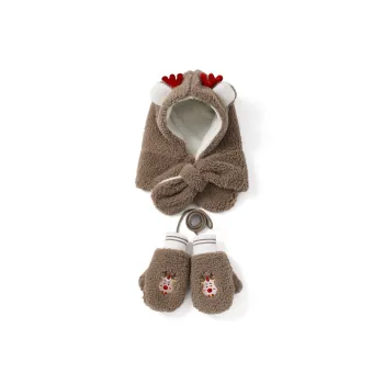 Shizhu Thickened Hoods & Plush Hats Kids'
