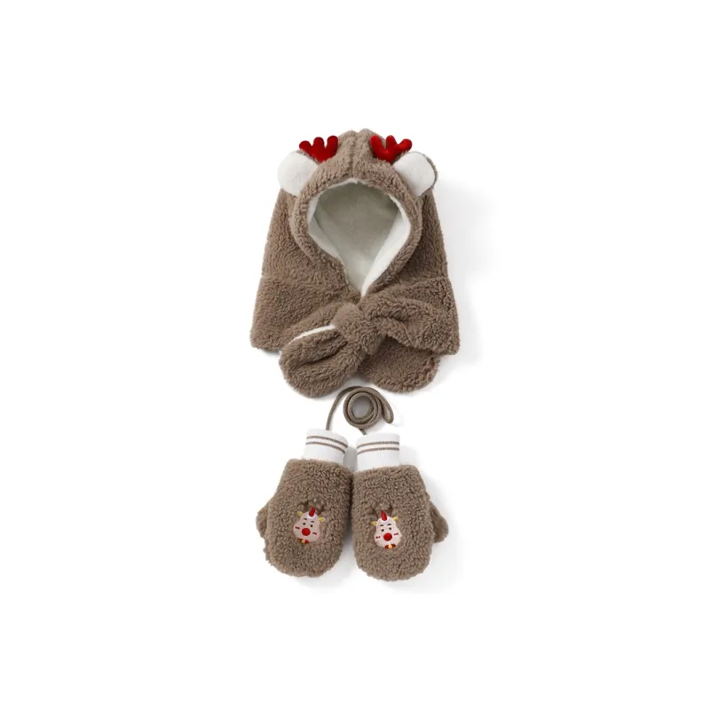 Shizhu Thickened Hoods & Plush Hats Kids'-0