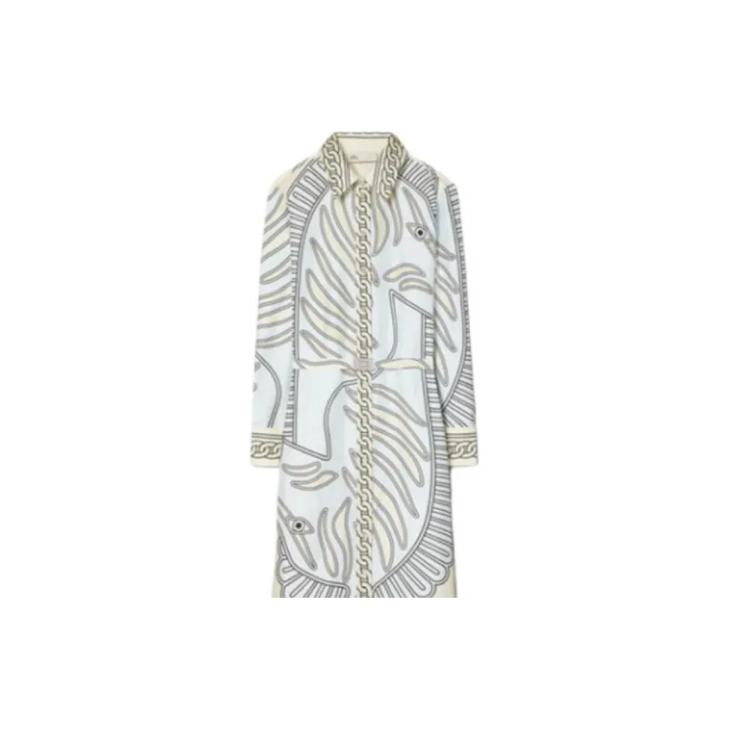 TORY BURCH SS24 Long-Sleeved Dresses Women's Multicolor-2
