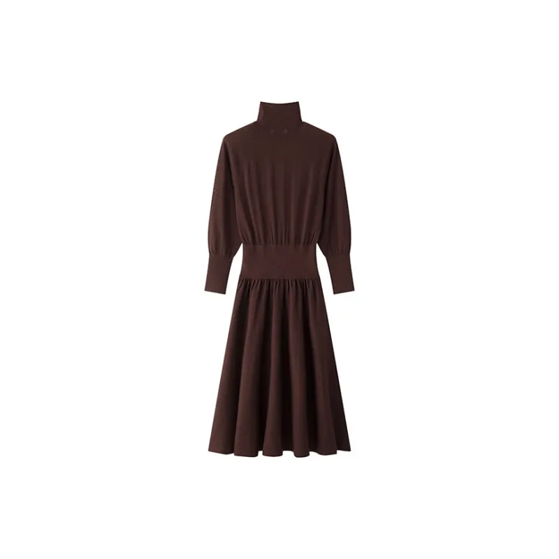 YANGZHIDAO Long Sleeved Dresses Women's-1