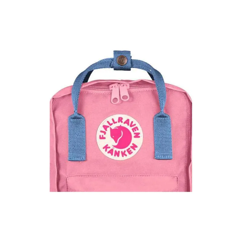 Fjallraven Kanken Polypropylene Pp Backpack Mini Kids' Pink & Air Blue-3