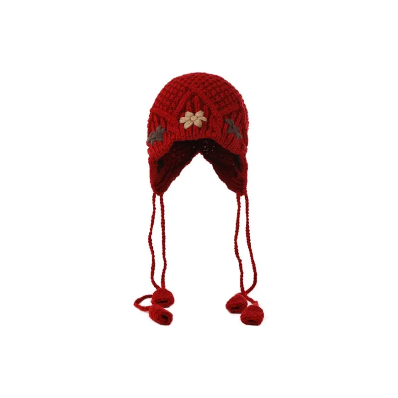 MUSTKOO Acrylic Beanies Women's-3