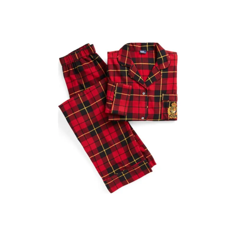 Polo Ralph Lauren FW24 Pajama Set Women's Red-0