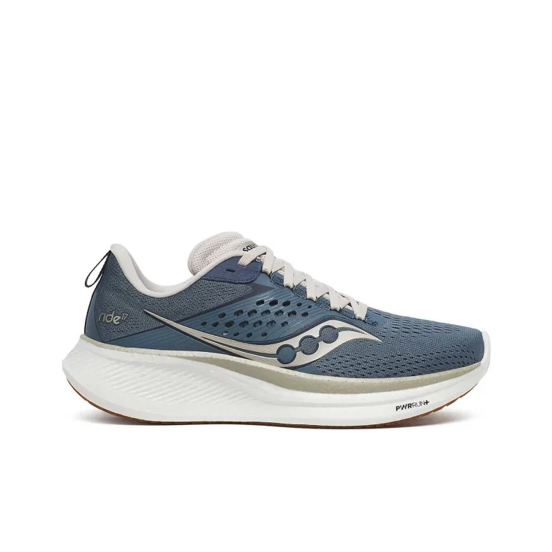 Saucony Anti Slip Wear Resistant Low Top Running Shoes Women's Gray Blue-1