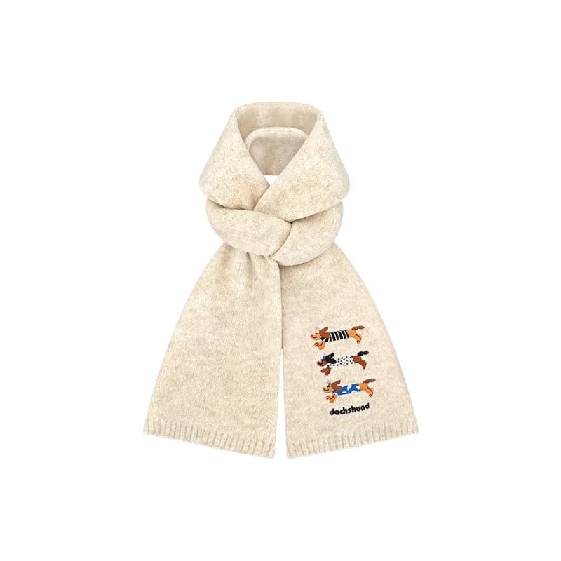 STUFFER Contains Wool Knit Scarves Unisex-1