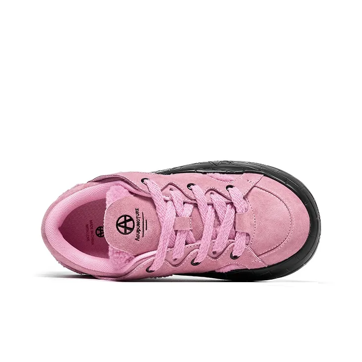 Acupuncture Slip Resistant Low Top Casual Shoes Women's Pink-2