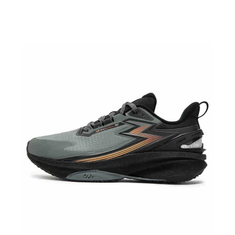 361° Rain Screen Anti Slip Wear Resistant Low Top Casual Running Shoes Men's Gray Black-0