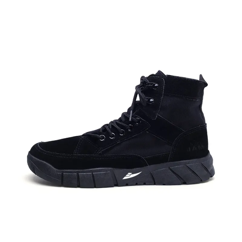 Kuding Martin Boots Men Black, Brown-5