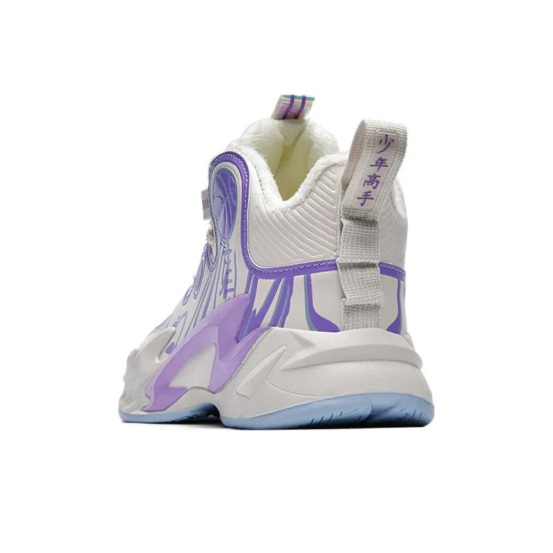 Black tailed Deer Thermal Cushioning Abrasion Resistant Slip Resistant High Top Basketball Shoes Unisex-26